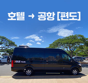 호놀룰루 공항 샌딩 셔틀서비스 (편도)