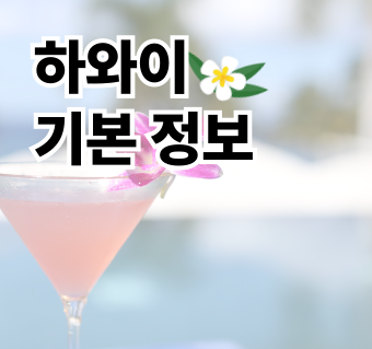 하와이 기본 정보