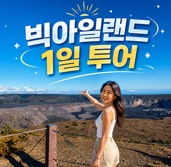 빅아일랜드 1일 투어 - 왕복 항공권, 투어 포함 (코나 공항 IN 힐로 공항 OUT)